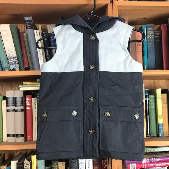 Burton Jackets & Blazers - SALE Burton Navy Snowboarding Vest/Hood